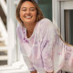 Roxy Γυναικεία μακρυμάνικη μπλούζα Sunshine Spirit Cosy Long Sleeve Tie-Dye Top